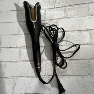 CHI Spin N Curl Ceramic Rotating Curler 1"  Onyx Black, Tested & Works Great!